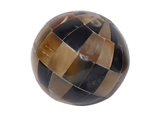 ΜΠΑΛΛΑ MANDARIN PLAZA 12.5CM ΚΑΦΕ-ΜΑΥΡΗ
