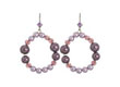EVITA PERONI PASCALLE EARRING  PURPLE