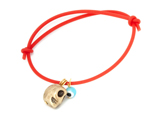 ALGENTA RED GOLD SKULL